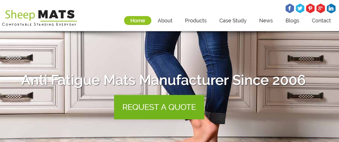 Anti fatigue mats - Sheep Mats website