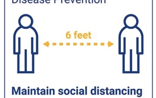 maintain social distancing