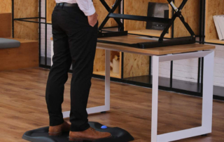 anti fatigue standing desk mat with massage ball